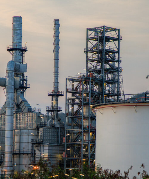 Oil and Gas Industrial zone,The equipment of oil refining,Close-up of industrial pipelines of an oil-refinery plant,Detail of oil pipeline with valves in large oil refinery.