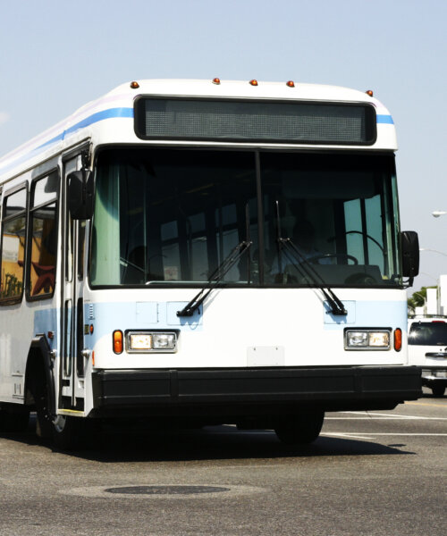 A local Los Angeles DASH commuter bus.