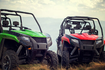 quad bike or ATV and UTV vehicles.